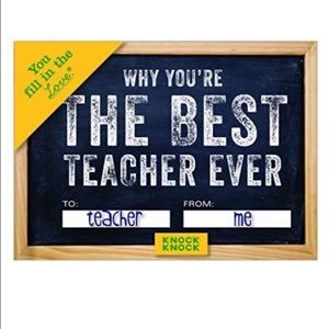 Teacher Coach Christmas Holiday Gift Book Best Great Worlds Best